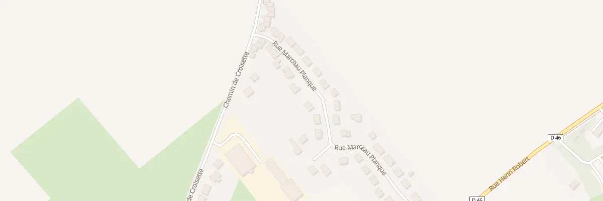 Plan du 21 Rue Marceau Planque à Rœux