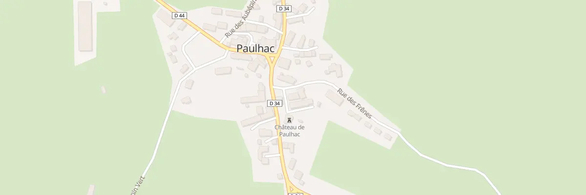 Plan du 5054 Le Bourg à Paulhac