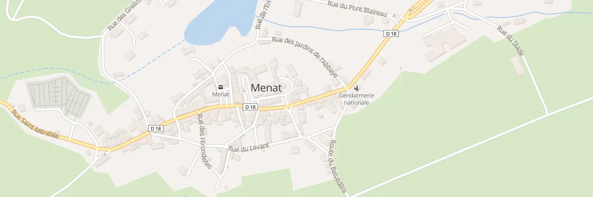 Plan du 5499 Le Bourg à Menat