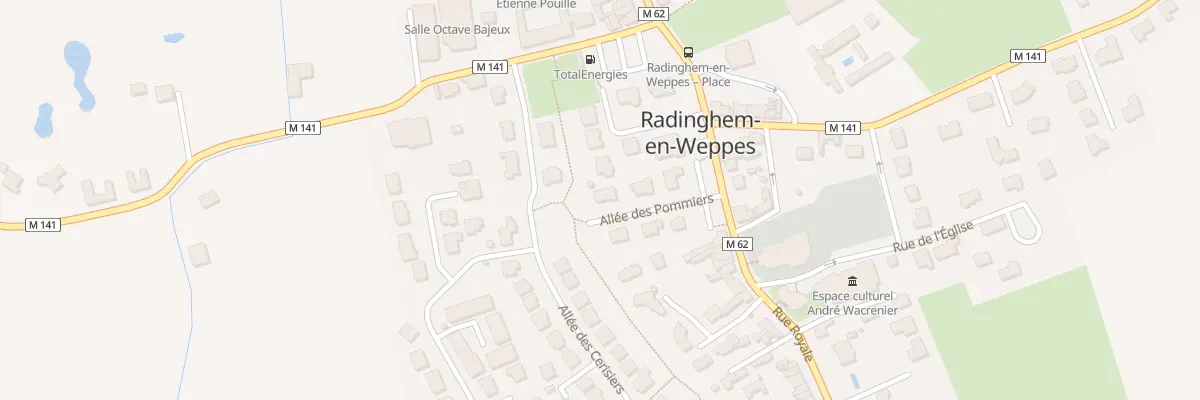 Plan du 5 All des Pommiers à Radinghem-en-Weppes