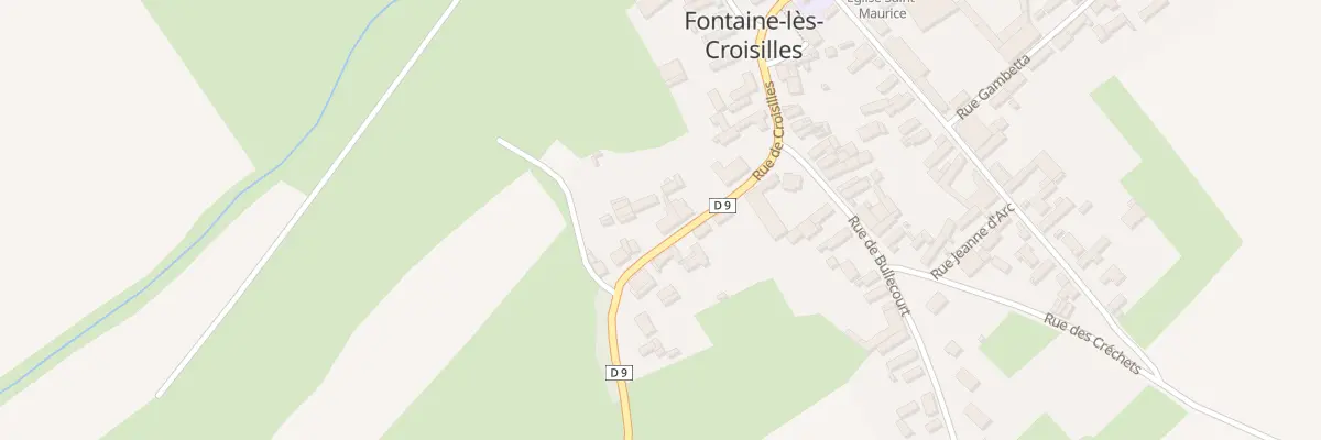 Plan du 4 Rue de Croisilles à Fontaine-lès-Croisilles