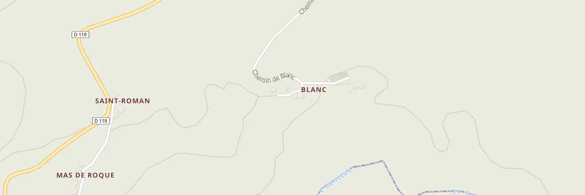 Plan du 5138 Blanc à Peux-et-Couffouleux
