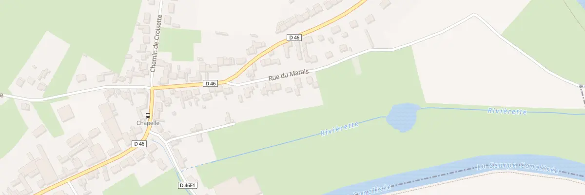 Plan du 13 Rue du Marais à Rœux