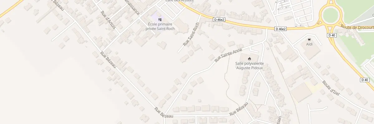 Plan du 8 Rue Saint Roch à Rouvroy