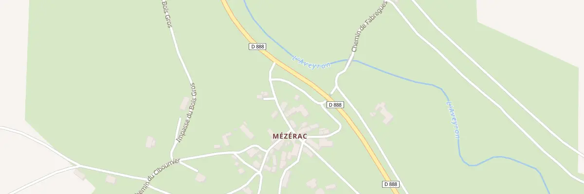 Plan du 5111 Mezerac à Gaillac-d’Aveyron