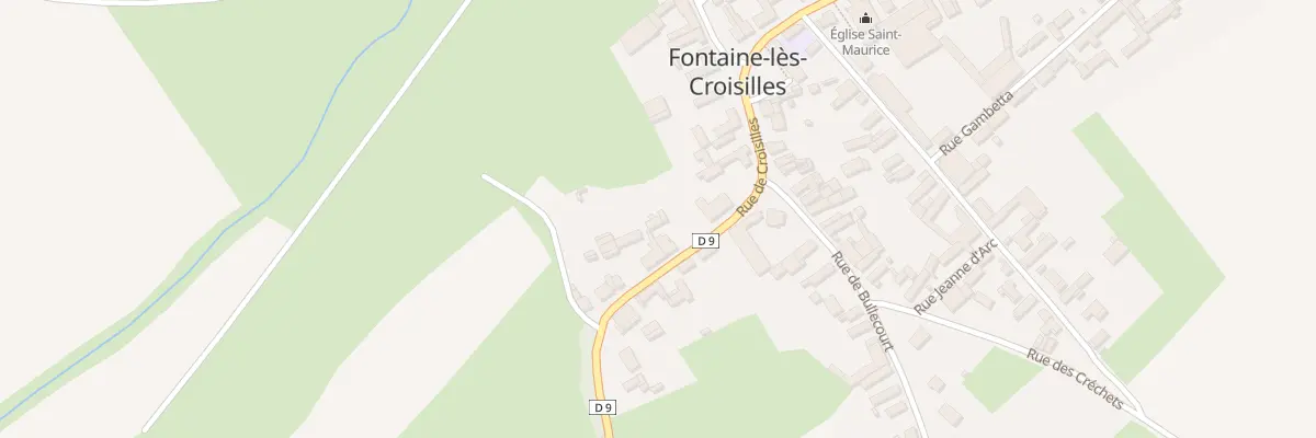 Plan du 2 Rue de Croisilles à Fontaine-lès-Croisilles