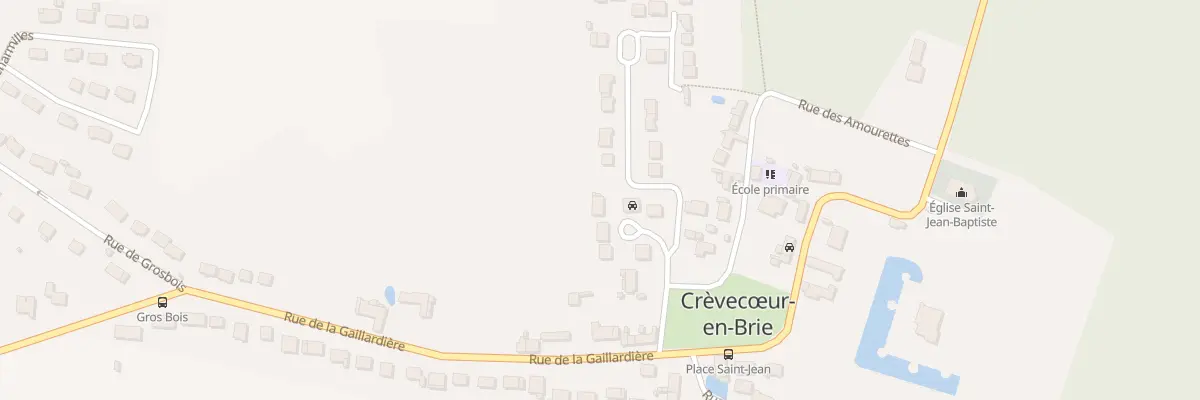 Plan du 9 Rue des Amourettes à Crèvecœur-en-Brie