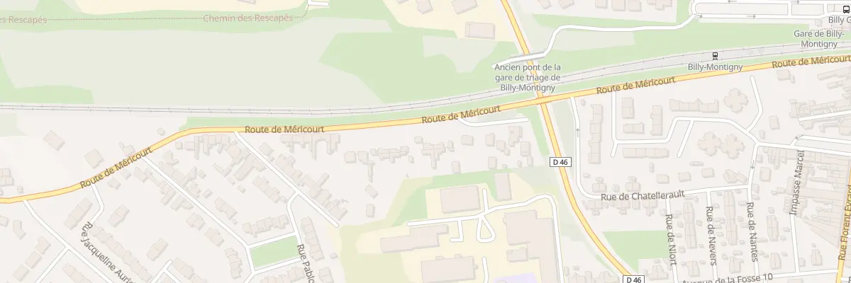 Plan du 49 Rte de Méricourt à Billy-Montigny