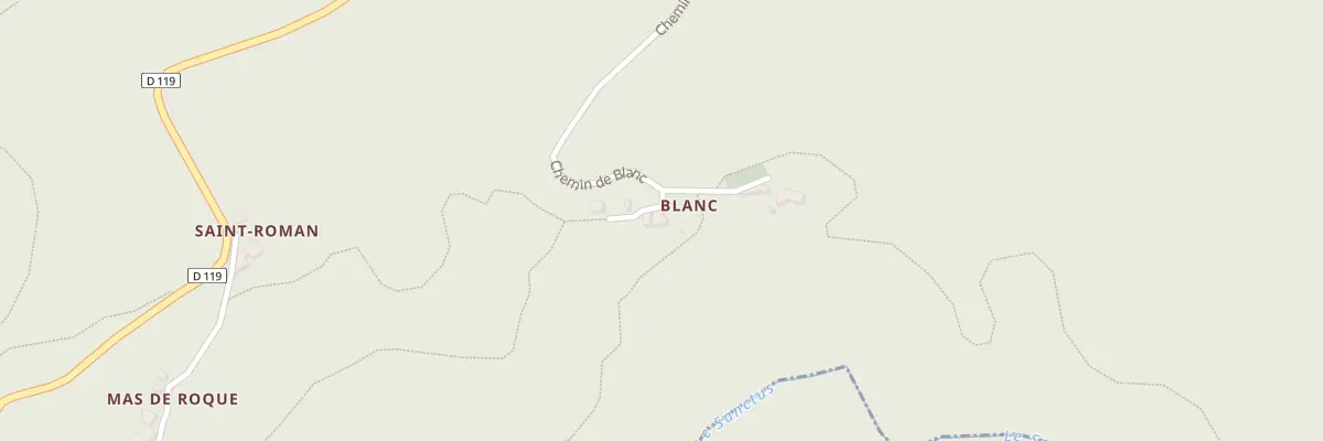 Plan du 5131 Blanc à Peux-et-Couffouleux
