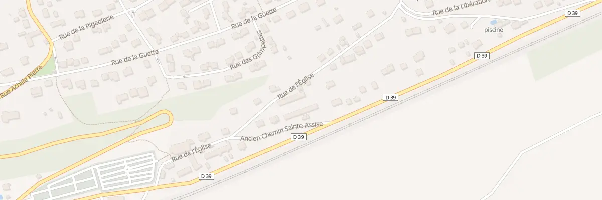 Plan du 42 Rue de l’Eglise à La Grande-Paroisse