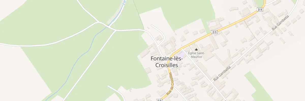 Plan du 9 Rue Albert Michel à Fontaine-lès-Croisilles