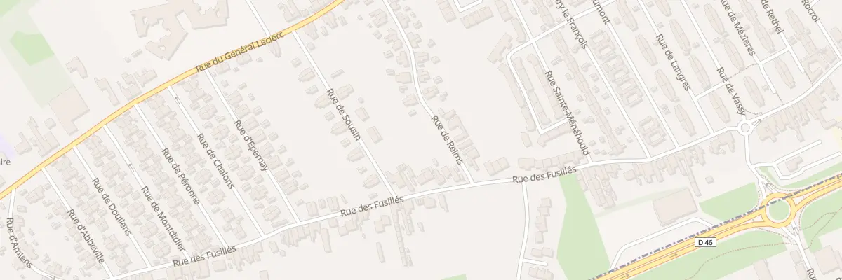 Plan du 22 Rue des Fusillés à Fouquières-lès-Lens