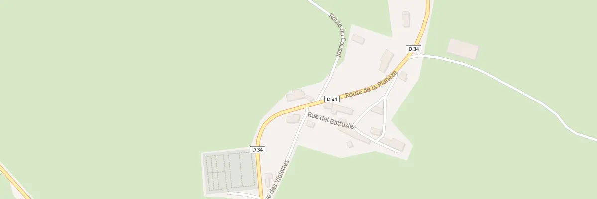 Plan du 19 Rte de la Planèze à Paulhac