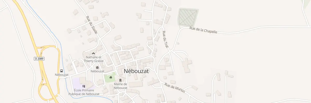 Plan du 5010 Rue de la Croze - Le Bourg à Nébouzat