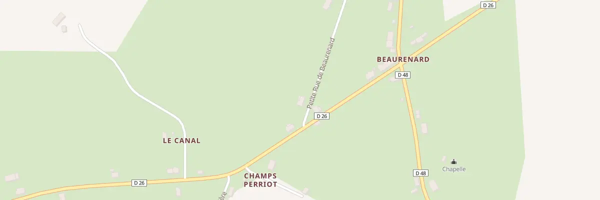 Plan du 80 Beaurenard à Saint-Hilaire-de-Gondilly