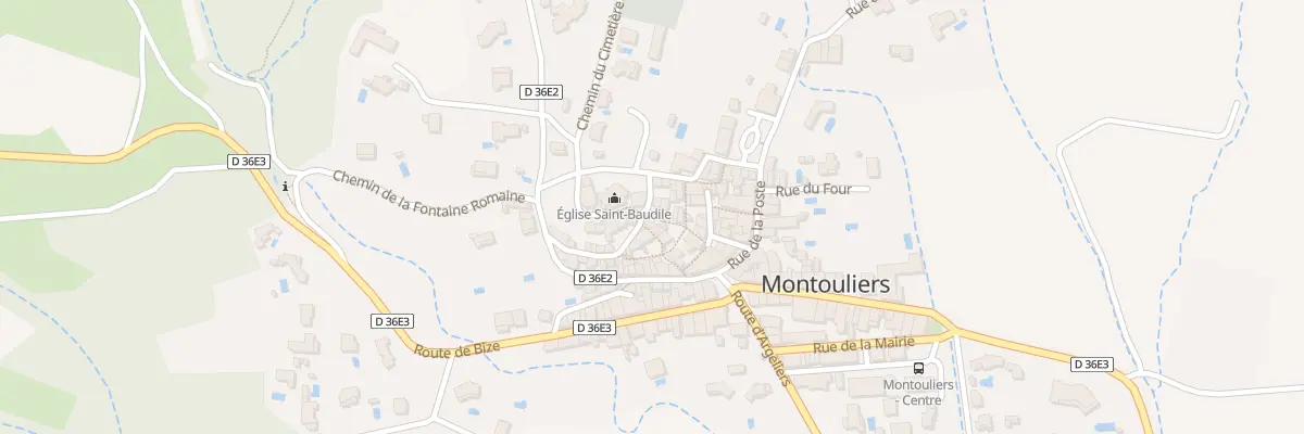Plan du 5055 Rue du Chateau d’Eau à Montouliers