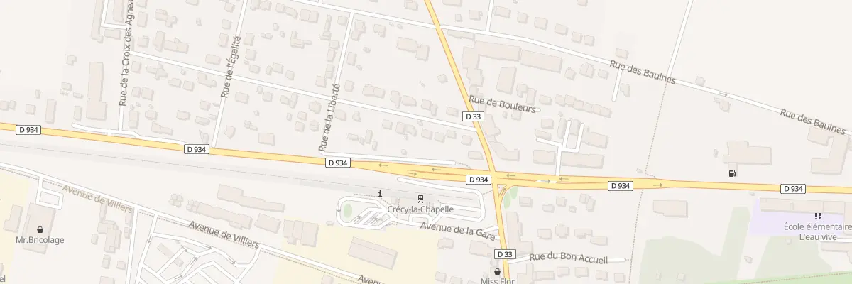 Plan du 7 Av de la République à Crécy-la-Chapelle