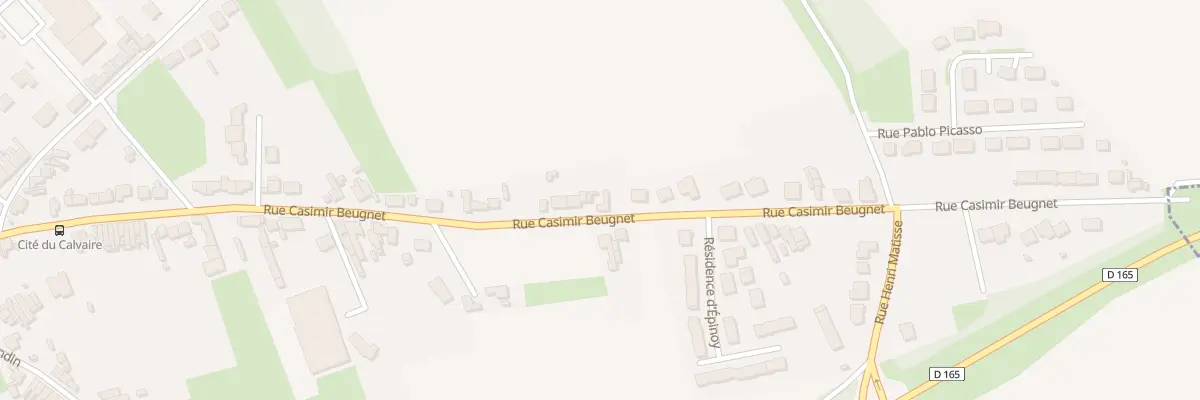 Plan du 621 Rue Casimir Beugnet à Meurchin