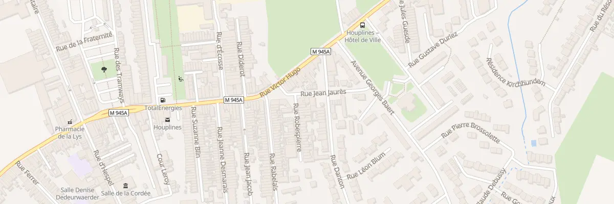 Plan du 7 Rue Jean Jaurès à Houplines