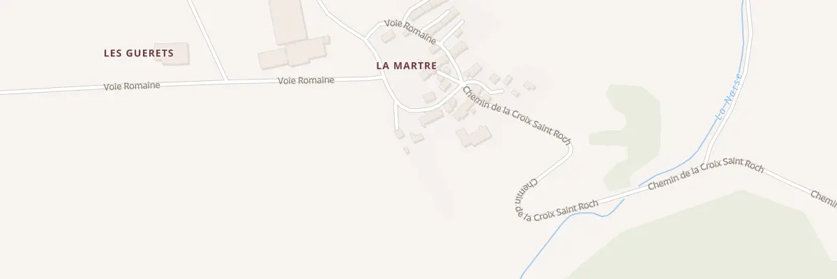 Plan du 5073 La Martre à Saulzet-le-Froid