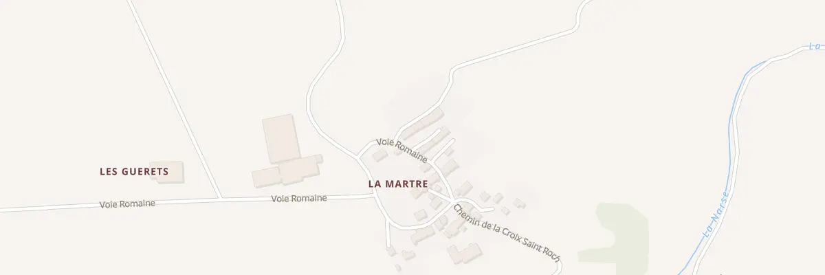 Plan du 5065 La Martre à Saulzet-le-Froid