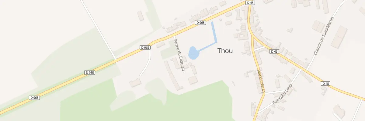 Plan du 5005 Le Bourg à Thou