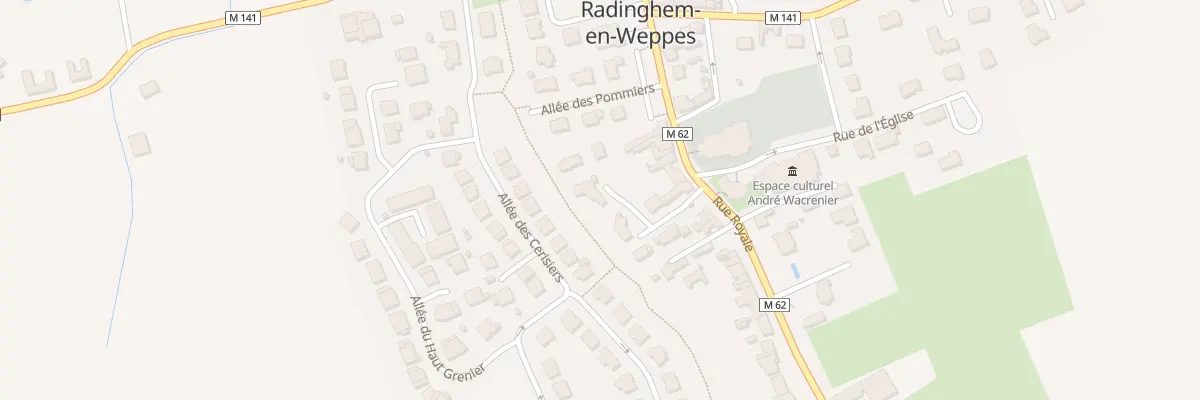 Plan du 2 Rue du Courant à Radinghem-en-Weppes