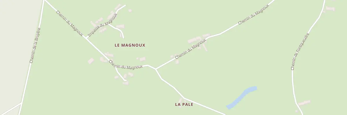 Plan du 5123 Le Magnoux à Vieure