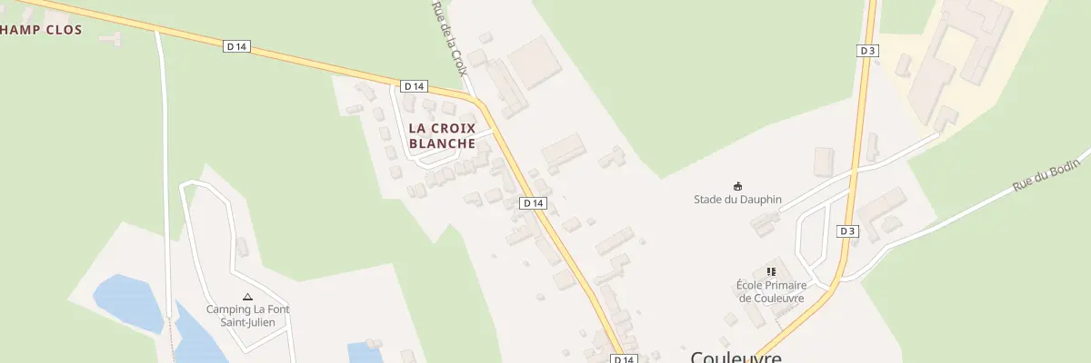 Plan du 32 Rue Jean Jaures à Couleuvre