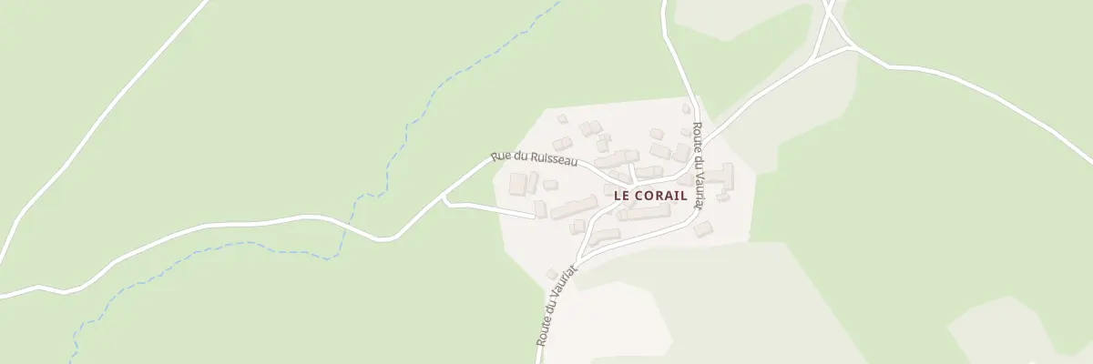 Plan du 3 Rue du Ruisseau - Le Corail à Saint-Ours