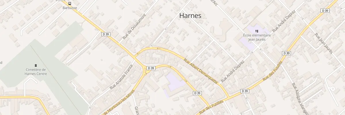 Plan du 17 Rue Albert Demarquette à Harnes