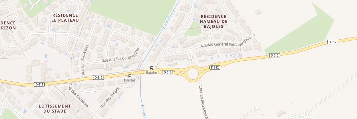 Plan du 101 Av du General Fernand Olive à Bages