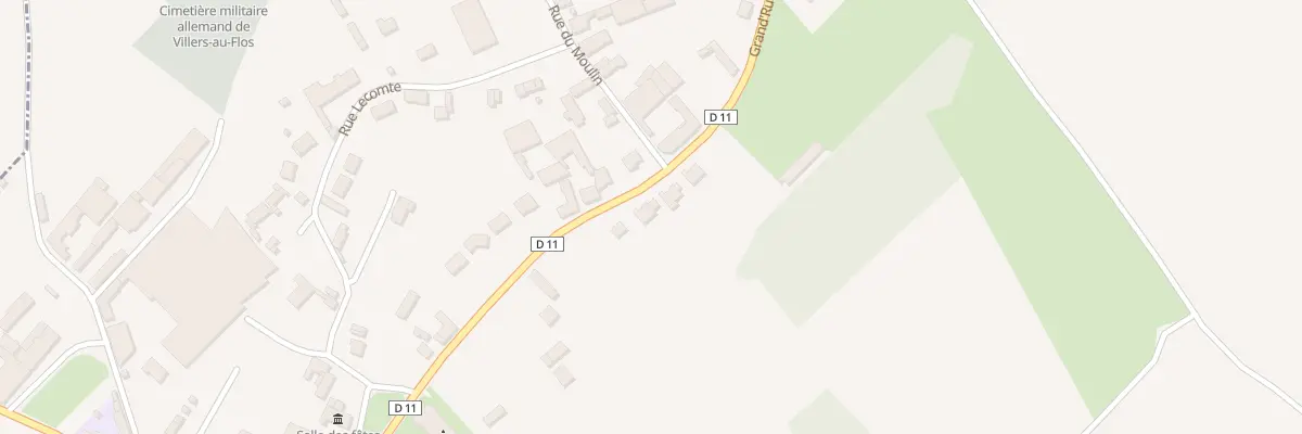 Plan du 20 Gr Grand Rue à Villers-au-Flos