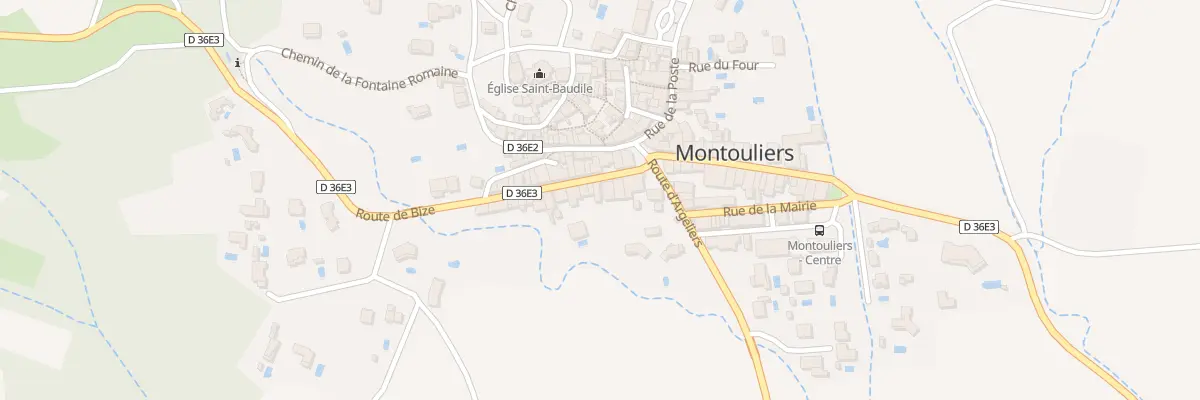 Plan du 5 Rte de Bize à Montouliers
