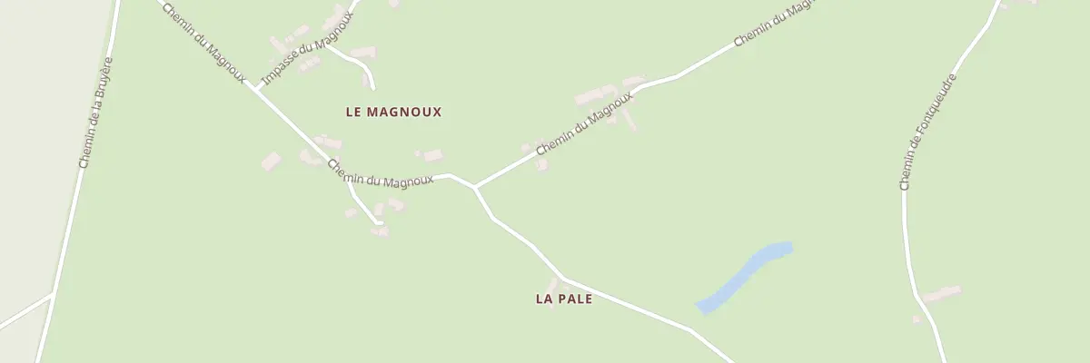 Plan du 5124 Le Magnoux à Vieure