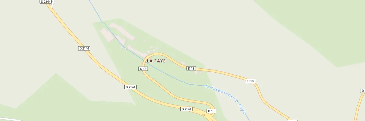 Plan du 5245 La Faye à Menat