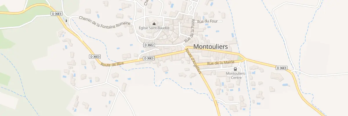 Plan du 3 Rte de Bize à Montouliers