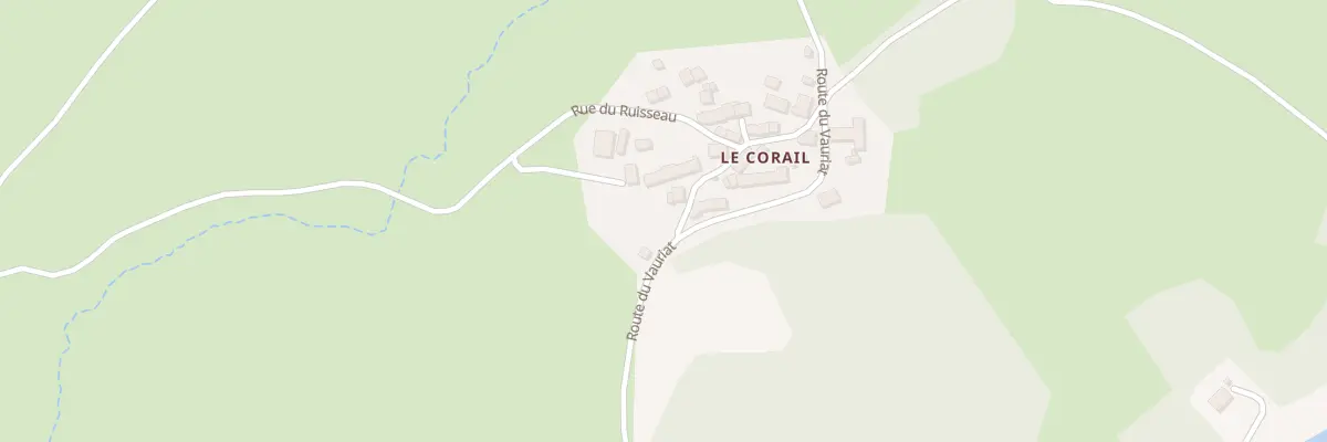 Plan du 1 Rue de la Bascule - Le Corail à Saint-Ours