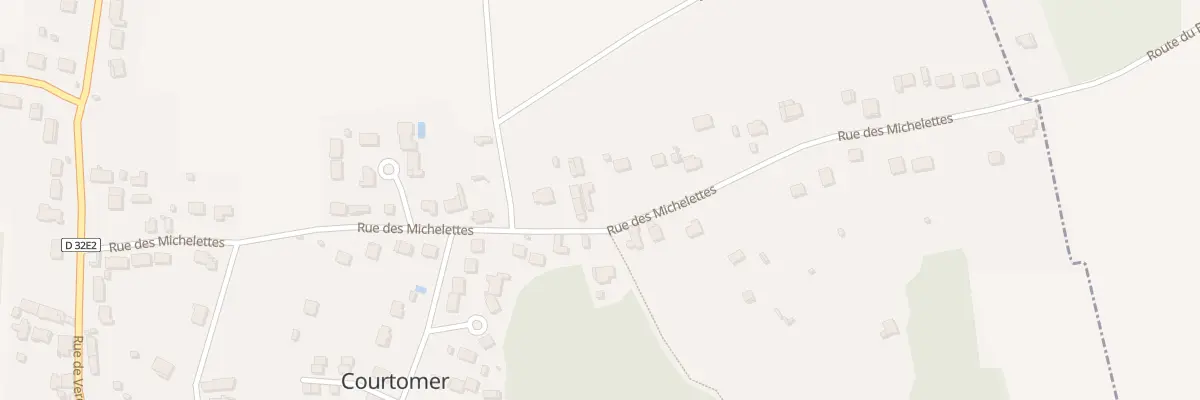 Plan du 19 Rue des Michelettes à Courtomer