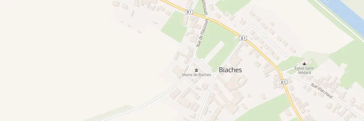 Plan du 11 Rue de Flaucourt à Biaches