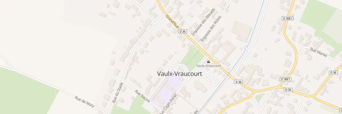 Plan du 2B Rue du Tour des Ecoles à Vaulx-Vraucourt