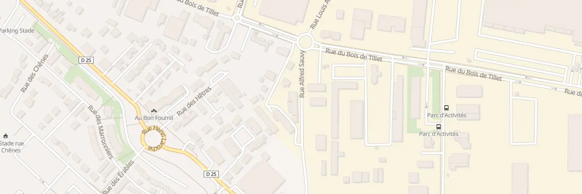 Plan du 2 Rue Alfred Sauvy à Crépy-en-Valois