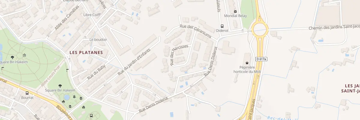 Plan du 12 Rue des Iris à Perpignan