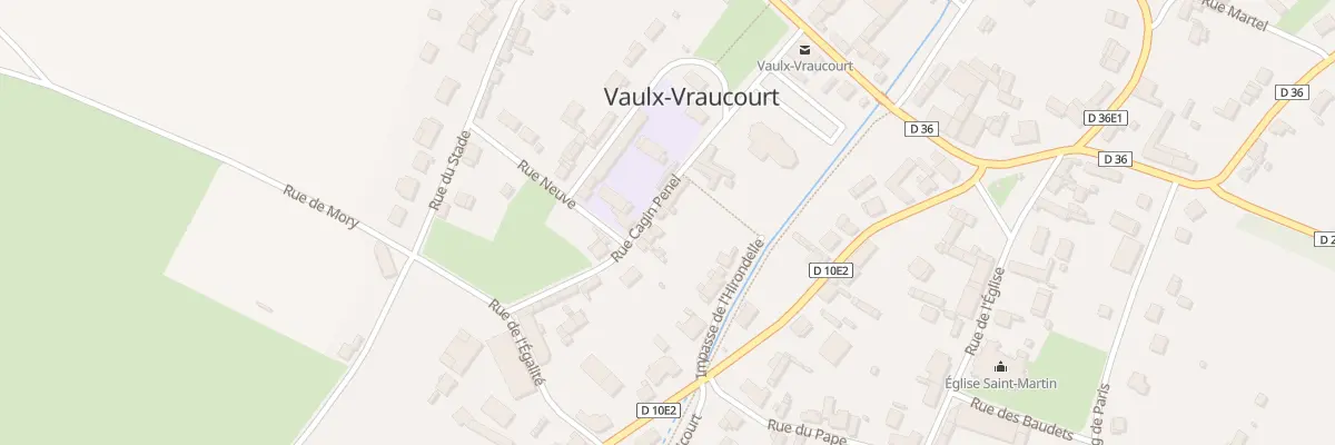 Plan du 13 Rue Cagin Penel à Vaulx-Vraucourt