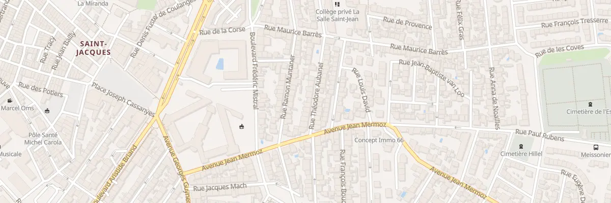 Plan du 11 Rue Théodore Aubanel à Perpignan