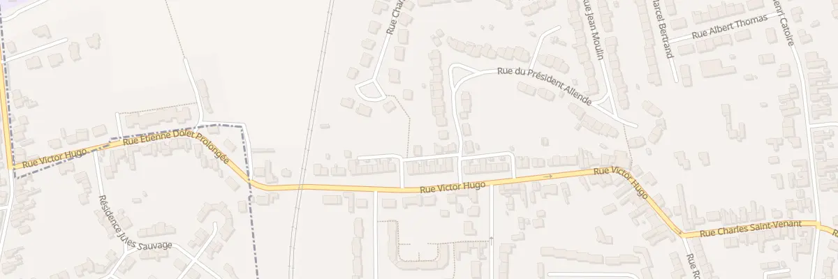 Plan du 72 Rue Victor Hugo à Provin