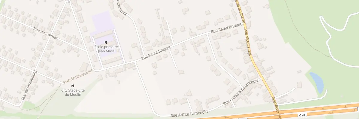 Plan du 23 Rue Raoul Briquet à Fouquières-lès-Lens