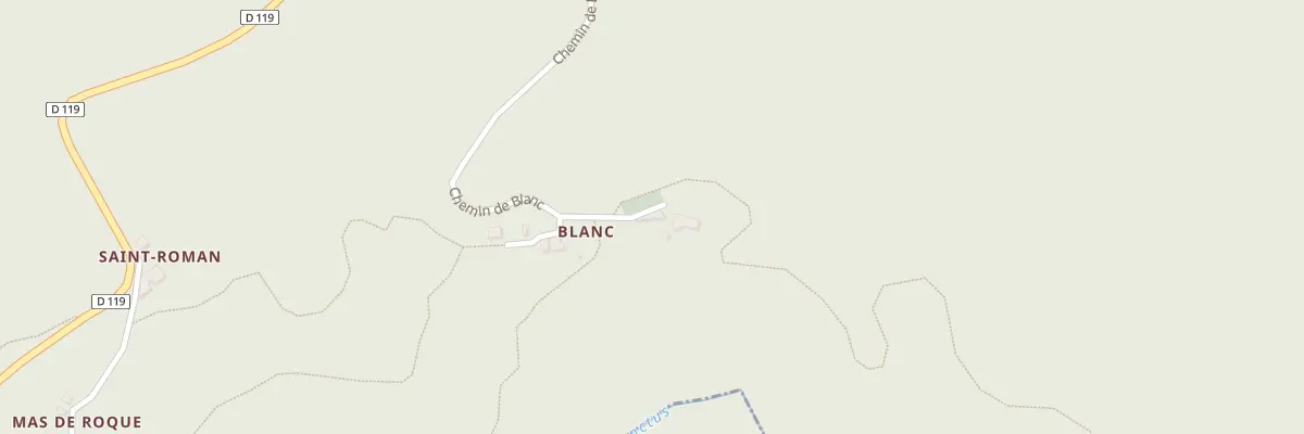 Plan du 5132 Blanc à Peux-et-Couffouleux