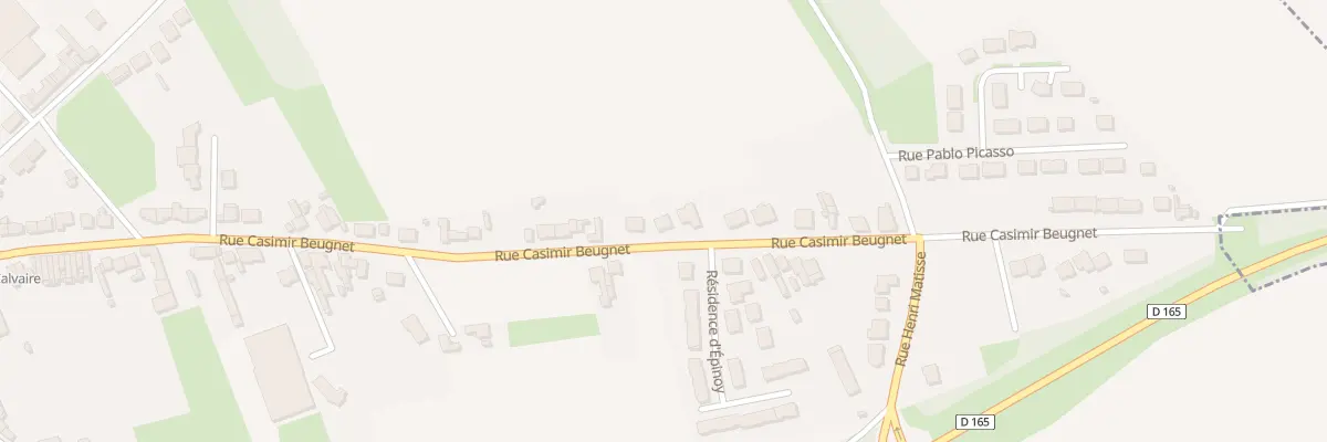 Plan du 671 Rue Casimir Beugnet à Meurchin
