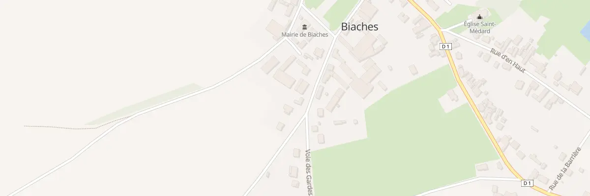 Plan du 7 Rue de Barleux à Biaches